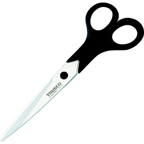 トラスコ中山 ＴＲＵＳＣＯ　ステンレスはさみ　すべり止めギザ刃付き　１７５ｍｍ