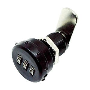 トラスコ中山 ＴＲＵＳＣＯ　ダイヤル錠　丸型　Φ３１．６　ブラック