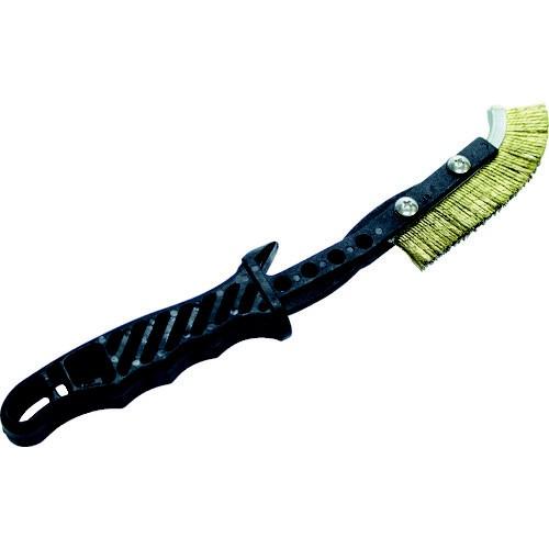 トラスコ中山 ＴＲＵＳＣＯ　チャンネルブラシ　ＥグリップＪ型　ＴＣ鋼線　ラッピング