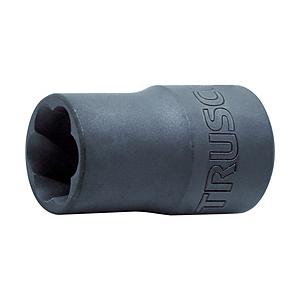 トラスコ中山 TRUSCO　なめたボルト・ナット外し用ツイストソケット　12mm　差込角9．5　TT...