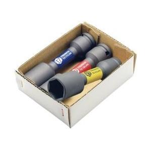 トラスコ中山 TRUSCO 薄肉ホイルナットロングソケット3個セット 差込角12．7 T4-3LHN...