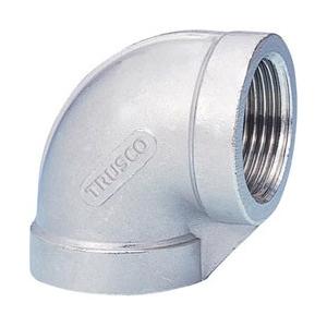 トラスコ中山 TRUSCO　ねじ込み管継手　SUS　90°エルボ　10A　TLL-10A