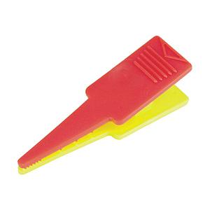 トラスコ中山 ＴＲＵＳＣＯ　ロッドクリップ　赤／黄色　４個入