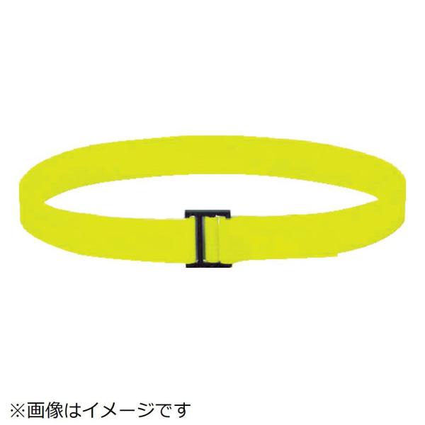 トラスコ中山 ＴＲＵＳＣＯ　フリーマジック結束テープ　片面　蛍光イエロー　５０ｍｍ×２５ｍ