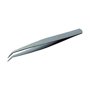 トラスコ中山 ＴＲＵＳＣＯ　ステンレス製ピンセット　フッ素コートタイプ　１５０ｍｍ　曲爪