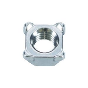 トラスコ中山 ＴＲＵＳＣＯ　四角溶接ナット　Ｍ４　パイロット無　ステンレス　１０個入