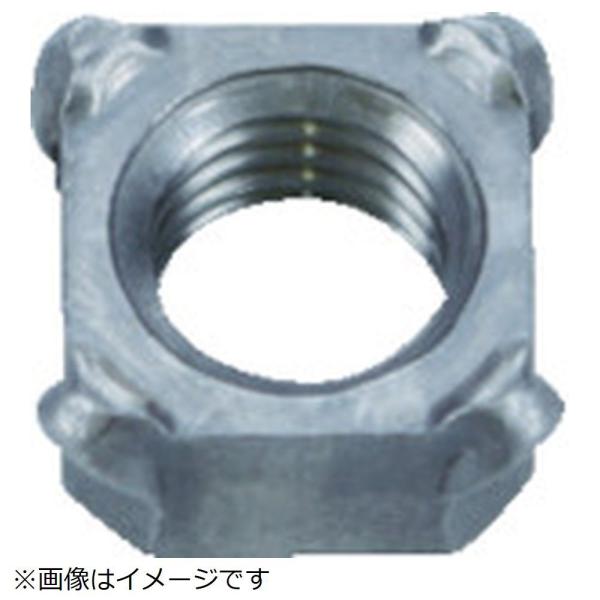 トラスコ中山 ＴＲＵＳＣＯ　四角溶接ナット　Ｍ１２　パイロット無　スチール　１０個入