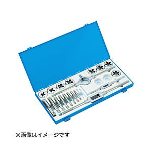 トラスコ中山 ＴＲＵＳＣＯ　タップダイスセット　ＳＫＳ　１０ｍｍ〜２４ｍｍ　並目