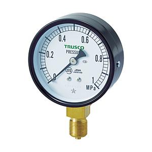 トラスコ中山 ＴＲＵＳＣＯ　ＪＩＳ汎用圧力計Ａ型７５φ   TPG75-1.0
