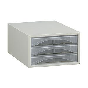 トラスコ中山 レターケース A4型・浅型タイプ 3段 A4S3P