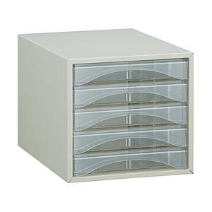 トラスコ中山 レターケース A4型・浅型タイプ 5段 A4S5P