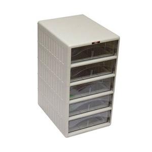 トラスコ中山 レターケース 引き出しA4深型5個 TOA4W5