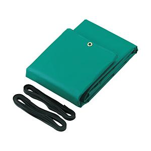 トラスコ中山 トラックシートα 1t用 幅2100mmX長さ3．1m 緑 TS1TA