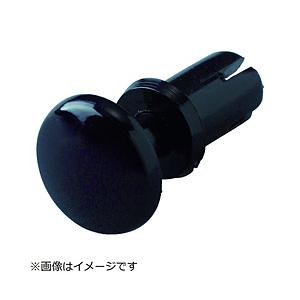 トラスコ中山 ＴＲＵＳＣＯ　　プッシュリベット　板厚３．７〜４．４ｍｍ　穴径２．１Φ　長さ６．４　黒...