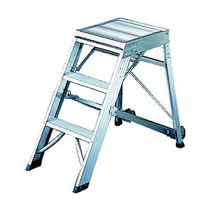 トラスコ中山 ＴＲＵＳＣＯ　折りたたみ式作業用踏み台　高さ０．９０ｍ   TDAD-090