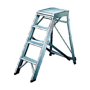 トラスコ中山 ＴＲＵＳＣＯ　折りたたみ式作業用踏み台　高さ１．２０ｍ   TDAD-120