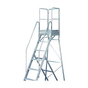 トラスコ中山 ＴＲＵＳＣＯ　ＴＤＡＤ用フルセット手すり　高さ９００ｍｍ　本体高さ２．１０ｍ用   T...