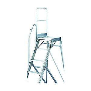 トラスコ中山 ＴＲＵＳＣＯ　ＴＤＡＤ用片側手すり　高さ１１００ｍｍ   TDAD-TS-110