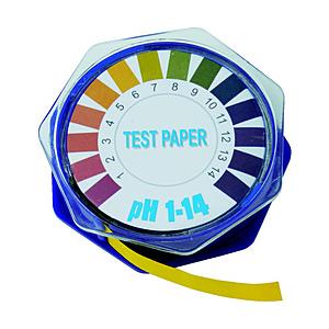 トラスコ中山 ＴＲＵＳＣＯ　ｐＨ試験紙　ロールタイプ　７ｍｍ×５Ｍ　Ｐｈ１〜１４   TPHR-1