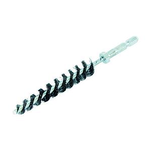 トラスコ中山 ＴＲＵＳＣＯ　六角軸テーパーネジリブラシ　硬鋼線　０．２Φ　８Φ〜１６Φ穴用   6T...