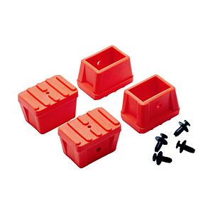 トラスコ中山 ＴＲＵＳＣＯ　滑り止めキャップ　４個　オレンジ　ＴＳＦ用   TSF-PS2-OR