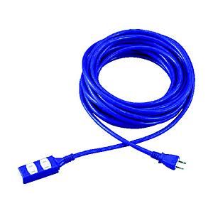 トラスコ中山 ＴＲＵＳＣＯ　ソフトタイププラグ　３個口タップ型　１０ｍ　バイオレット   TRIS1...