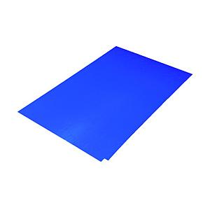 トラスコ中山 ＴＲＵＳＣＯ　粘着クリーンマット　４５０Ｘ９００ＭＭ　ブルー　（１０シート）   CM...