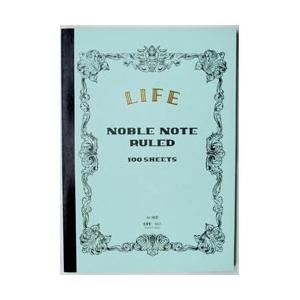 ライフ [ノート]ノーブルノート（A4判・8mm横罫・100枚） N37