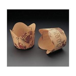 天満紙器 チューリップカップ茶 M-306(100枚入) ＜WTY65306＞