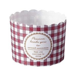 天満紙器 ペットマフィン（100枚入） チェック MS743 ＜WMH3703＞