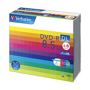 VERBATIMJAPAN Verbatim DHR85HP10V1 （DVD-R DL/8.5GB/DATA/8倍速/10枚/プリンタブル） [振込不可]