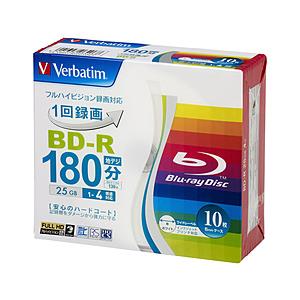 VERBATIMJAPAN VBR130YP10V1 （BD-R/25GB/録画用/4倍速/10枚/...