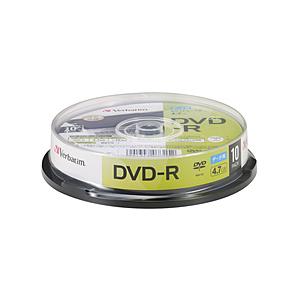 VERBATIMJAPAN データ用DVD-R 4.7GB 10枚【スピンドル / インクジェットプリンタ対応】 DHR47JP10SD1-B 【ビックカメラグループオリジナル】｜y-sofmap