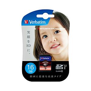 VERBATIMJAPAN 16GB・UHS-I/Class10対応 SDHCカード　SDHC16G...
