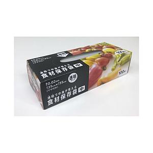 ケミカルジャパン 食品保存袋中透明タイプ100枚