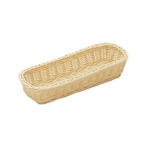 萬洋 樹脂バスケット 角長 27cm 白 ＜WBS2304＞