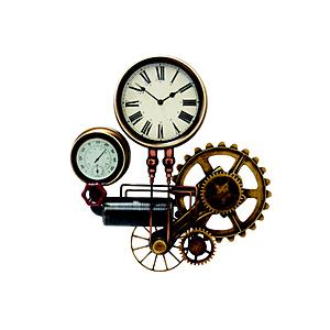 BCL スチームパンク ウォールクロック ホワイト