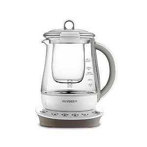 BUYDEEM 薬膳マルチポット 1.5L　健康家電　ガラス BUYDEEM（バイディーム） ホワイ...