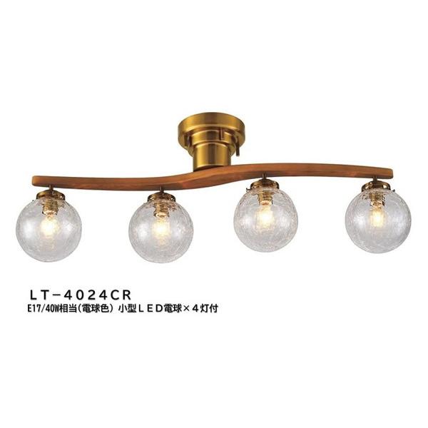 インターフォルム シーリングライト LED小型電球（E17/40W相当/電球色）×4灯付 Owen（...
