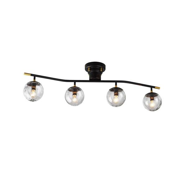 インターフォルム シーリングライト LED小型電球(E17/40W/電球色)×4灯付 Heroult...