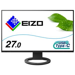 EIZO(エイゾー) USB-C接続 PCモニター FlexScan ブラック EV2781-BK ...