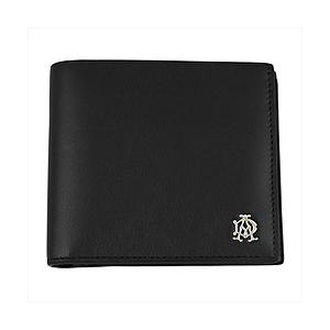 ダンヒル  Dunhill 二つ折り財布 REEVES  ブラック L2XR32A