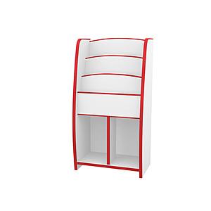 充英アート EVAキッズ　マガジンラック　（幅48×奥行30×高さ90cm） JAJAN レッド M...