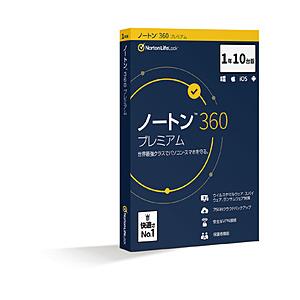 ノートンライフロック Norton Lifelock ノートン 360 プレミアム 1年10台版