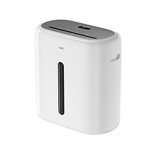 DELI 静音A4サイズ据え置型シュレッダー deli ホワイト T001 ［クロスカット /A4サ...