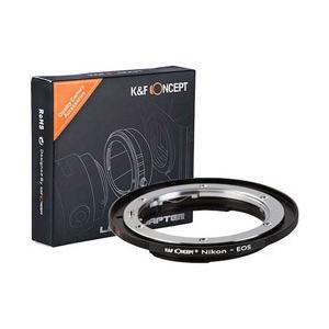 K＆F Concept レンズマウントアダプター KF-NFEF (ボディ側:キヤノンEF、レンズ側...