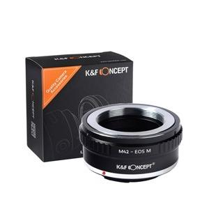 K＆F Concept マウントアダプター （M42マウントレンズ → キャノンEF-Mマウント変換) KF-42EM