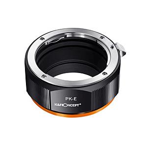 K＆F Concept レンズマウントアダプター KF-PKE.P（ペンタックスKマウントレンズ →...