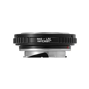 K＆F Concept KF-42M2 マウントアダプター　カメラ側：ライカM　レンズ側：M42  ...