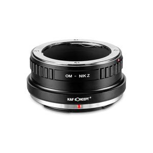 K＆F Concept マウントアダプター　KF-OMZ　（オリンパスOMマウントレンズ → ニコン...